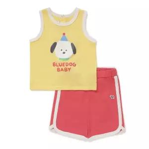 [보리보리/블루독베이비]멍멍 민소매 상하세트 (46370-672-21)