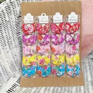 [반려] 한복 세트 한가위 20개 머리끈 고무줄 바니 강아지