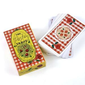 맛있는 점술과 새로운 해석을 위한 파스타 타로 78카드 데크 영어 비전
