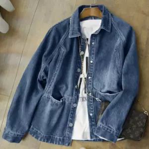 워크웨어 데님자켓 진청 중청 워싱 트러커자켓 남자 오버핏