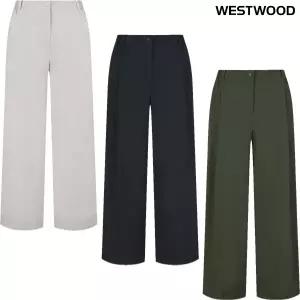 [대구백화점] [웨스트우드]여름 세미와이드핏  여성 원턱 팬츠(Q2 558)