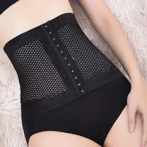 강력압박 코르셋 허리라인 보정 바디쉐이퍼 슬림핏 S라인 후크타입 여성 2색상