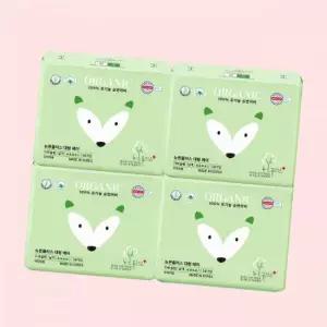 유기농본 뉴본플러스 국산 유기농 순면커버 생리대 대형 14개입 4팩 4615898