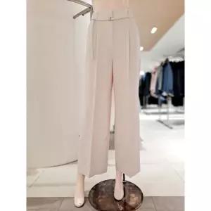 [롯데백화점]SOUP 원턱 벨티드 와이드팬츠 SC5TP80