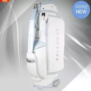 캘러웨이 26년 NEW TT 우먼스 스타웨이 바퀴형 캐디백(여성)화이트/블루