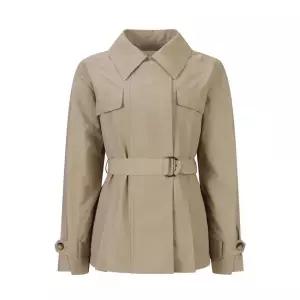 [롯데백화점]씨 핀턱 벨티드 하프 트렌치 코트 SJNAI2601