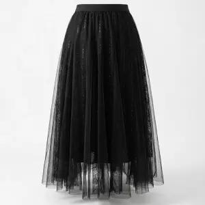 [레코브] 레이스 플리츠 샤스커트(LC41D4SK003X)