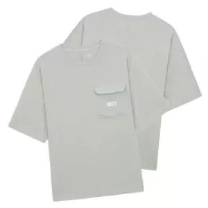 [매장판] 노스페이스 남성 반팔 티 베이직 져니 루즈핏 티셔츠 캠핑 여행 코디 쿨 그레이 NT7U