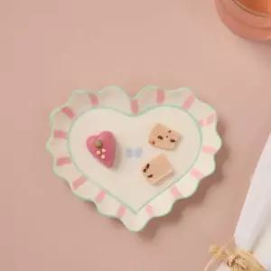 이벤트 특가 러브소르베 프릴림 하트접시 L16.5 핑크 [CA3026021] 287238