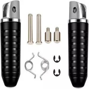 스즈키 V스트롬 650 1000 DL650 GSX1300R 하야부사 알루미늄 및 고무 방진 풋레스트 1쌍