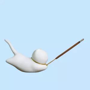 인센스 스틱 홀더 향 받침대 캣 모양 incense stick holder 케이스 인테리어 소품 장식