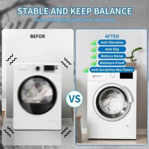 4-32개 흡착식 범용 방진 발 패드 세탁기 고무 매트 무소음 냉장고 리프팅 베이스