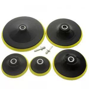 전동드릴광택패드 유막제거 차량용 페인트 케어 연마 패드용 접착 드릴 디스크 플록 샌딩 3인치 4인치 5인