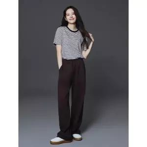 [롯데백화점]폴햄 여성 쿨테리 원턱 와이드 스웨트 팬츠 PHG2PT2329