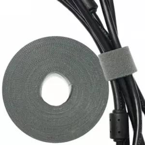 슬림 양면 찍찍이 10M 그레이 MBF-VCR-GY/케이블타이/밸크로/테이프/선정리/찍찍이타이/전선정리/케이블정