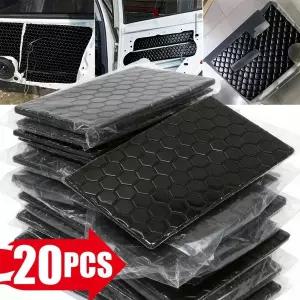 호환  자동차 방음판 방화벽 열 차단 단열재 부틸 고무 복합 알루미늄 플레이트 DIY 자가 접착 매트