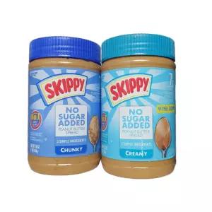 스키피 땅콩버터 노슈거 크리미 454g + 청크 454g