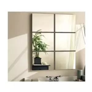 거울스티커 스퀘어 미러 타일 욕실 침실 3D 데칼 DIY 거울 스티커 욕실 침실