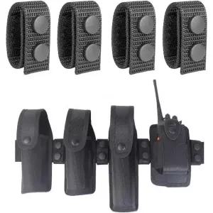 택티컬 벨트 밀리터리 등산 루프 전술 카라비너 군사 에어소프트 후크 멜빵 고리 탄성 고무 4개 세트 시스