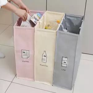 대용량 재활용 분리수거함 세트 롱슬림 3종