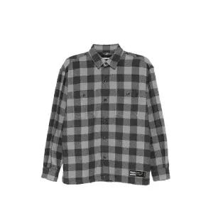 네이버후드 가먼트 다이 체크 셔츠 261AQNHSHM03 TP453125544