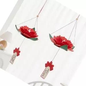 카네이션 무드등 종이 만들기 어버이날 DIY 종이꽃 장식 소품