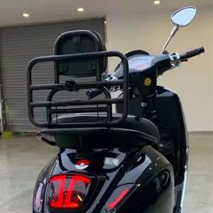 베스파 리어 LX125 탑박스 장착 브라켓 순정형 랙 캐리어 등받이 블랙