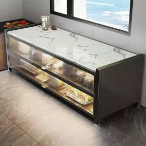 이동식 조리대 접이식 선반 수납형 간이 작업대 베이킹