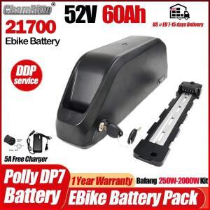 바팡 전기 자전거 배터리 52V 40/50Ah 25Ah/35/60Ah 21700 리튬