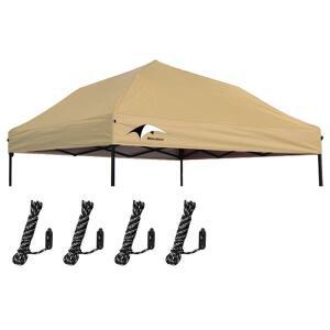 팝업 캐노피 텐트 상단 교체 루프 커버 포함 환기 방수 야외 정원 테라스 파빌리온 햇빛가리개 10x10