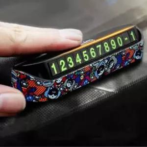 [RIZPICK]주차알림판 시크릿 원터치 도어 주차번호판 선물용 자동차편의용품