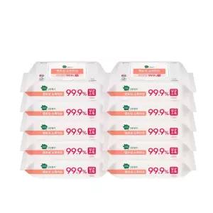 그린핑거 엠보싱 소독티슈 캡형 60매x10입 저자극