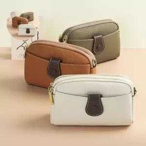 가죽 크로스백 할머니가방 데일리 핸드폰백 미니백