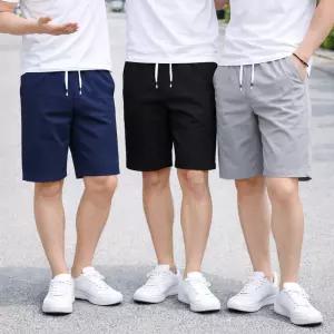 원+원 5부 면반바지 여름 린넨 데일리룩 허리밴딩 숏팬츠 빅사이즈~5XL까지