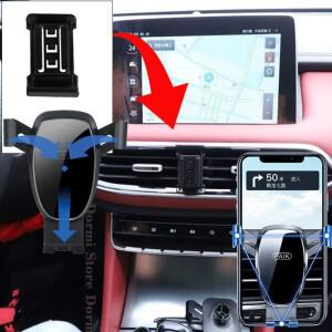 MG HS EHS PHEV 플러그인에 맞는 차량용 모바일 셀 거치대 스탠드 2019  최신 에어 벤트 클립 휴대폰 핸드