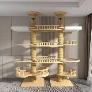 제이 캣티오 캣티오시공 원목 타워 캣타워 대형