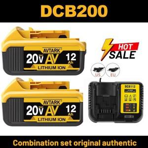 DEWALT 호환 18V DCB184 용 기존 20V 12000mAh 리튬 교체 배터리