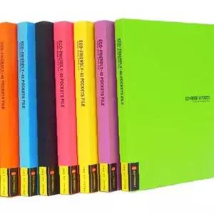 청운산업 에코프랜들리 40포켓화일 클리어화일 10개묶