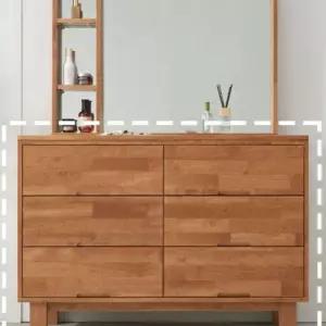 옷틈새서랍장 광폭서랍장 고무나무 원목 와이드