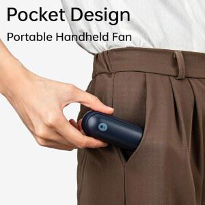 지슬라이프 휴대용 여성용 휴가용 플래시라이트가 블루 남성용 12 IN 미니 선물 포켓 19시간 여행용 개인용 충전식 여름용 파워 USB 배터리 필수 장착된 뱅크 선풍기 콘서트용