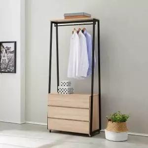 아트박스/바이탈버브 네오 LPM 800 3단 서랍 이동식행거