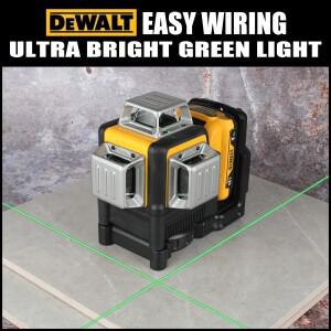 2025년형 디월트 호환 DW089LG 12V 리튬 배터리 레이저 360도 수평/수직 그린 레벨기 야외용