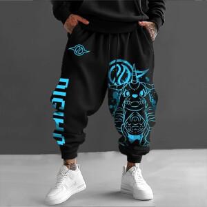 남성용 뉴 디지몬 애니메이션 프린트 여성 조깅 바지 스웨트 팬츠 여름 패션 스트리트웨어 캐주얼 트렌디
