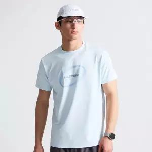 [레이지비]에어로 글라이드 리플렉티브 남자 여성 숏 슬리브 러닝 반팔 페일블루