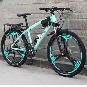 MACCE 산악 자전거 검정색 26인치 24인치 성인 스포크휠 청소년 24단