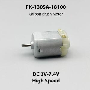 FK-130SA-18100 카본 브러시 모터 강력 자석 DC 3V 3.7V 6V 7.4V 21000RPM 고속 미니 소형 130 DIY 4륜구동