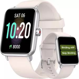 다비코 페도미터 시계 시니어 친화적인 앱/폰 필요 없음 심박수 수면 모니터 활동 트래커가 있는 방수