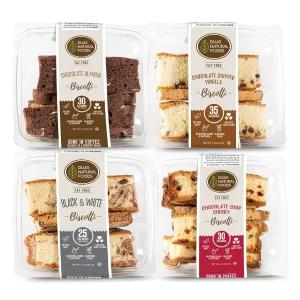 디하스 내추럴 푸드 바삭한 무지방 비스코티 쿠키 천연 방부제 무첨가 재료 맛있는 저칼로리 스낵(4팩