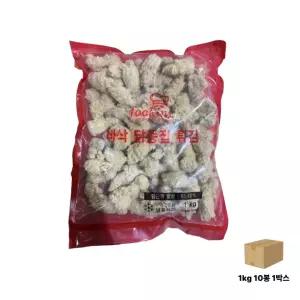 (박스상품) 업소용 푸킹 닭똥집튀김 1kg 10봉 1BOX 닭근위 후라이드