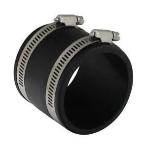 고무 커넥터 먼지 제어 플렉스 커프 파이프 포트용 호스 클램프  집진 환기 피팅 1PC